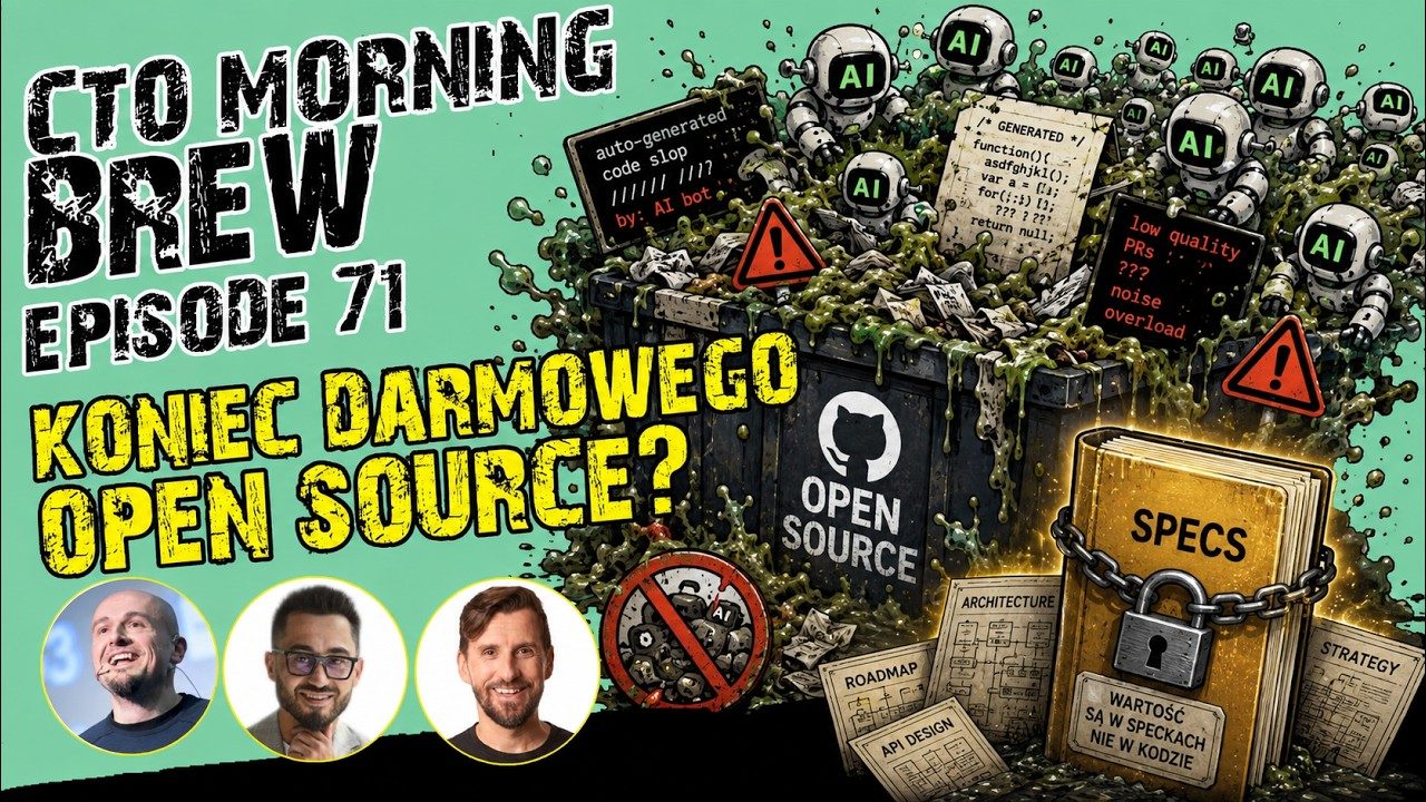 Miniatura odcinka: Koniec darmowego Open Source? AI boty zalewają repozytoria