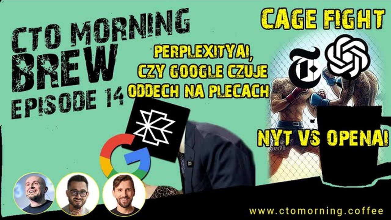 Miniatura odcinka: Epic Cage FIght - NYT vs. OpenAI. Perplexity AI - czy Google czuje oddech na plecach?!?