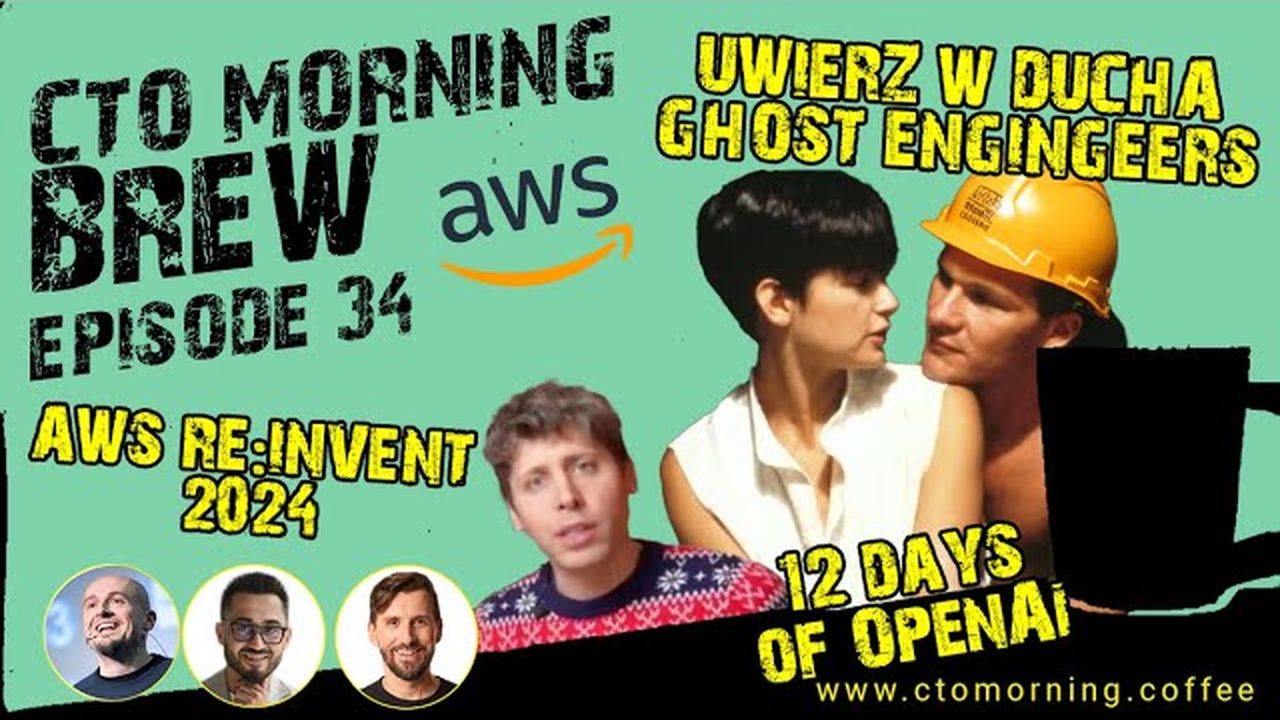 Miniatura odcinka: 10x Ghost vs 10x Engineers. AWS re:Invent 2024. 12 Days of OpenAI... 1-800-CALL-BREW-AI!